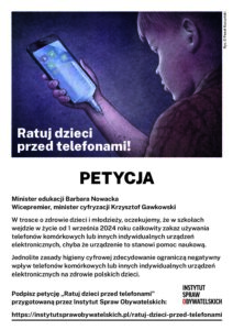 Ratuj dzieci przed telefonami!