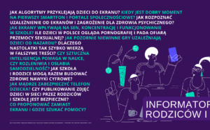 „Ekrany, zdrowie, bezpieczeństwo i dostęp do informacji. Informator dla rodziców i nauczycieli”